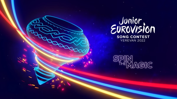 Der JESC wird 2022 in Jerewan (Armenien) ausgetragen. Das Motto: Spin The Magic