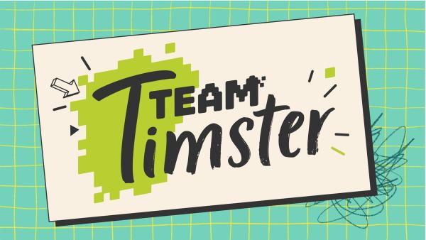 „Team Timster“-Sendungslogo