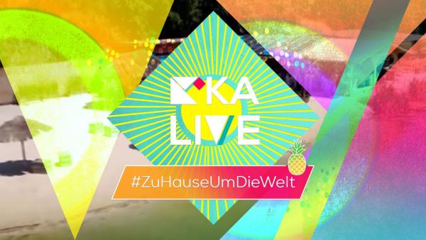 Sendungslogo Sommerspezial 2020 "KiKA LIVE #ZuHauseUmDieWelt"