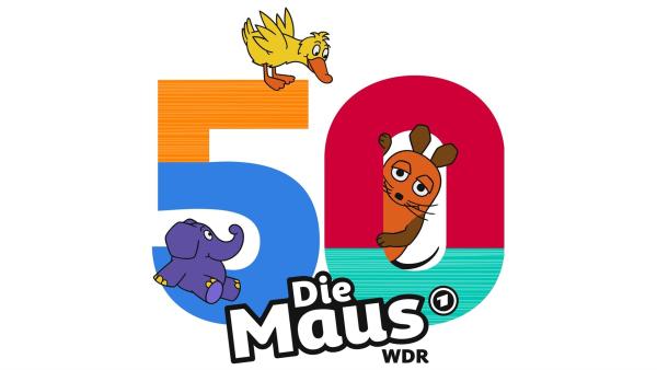 Logo "50 Jahre Maus"
