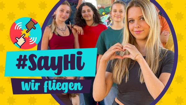 #SayHi mit KATI K und dem Song "Wir fliegen" | Rechte: KiKA / Antonia Hirnich