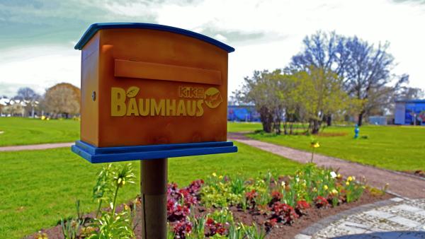 KiKA-Baumhaus Briefkasten im egapark | Rechte:  KiKA/Christin Gertler